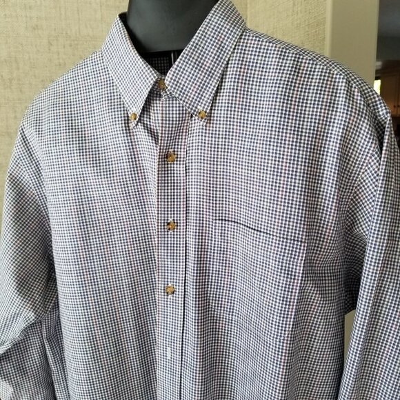 Brooks Brothers The Original Fold Shirt Non-Iron Mens Button Down Size Large (L) - Picture 2 of 9
